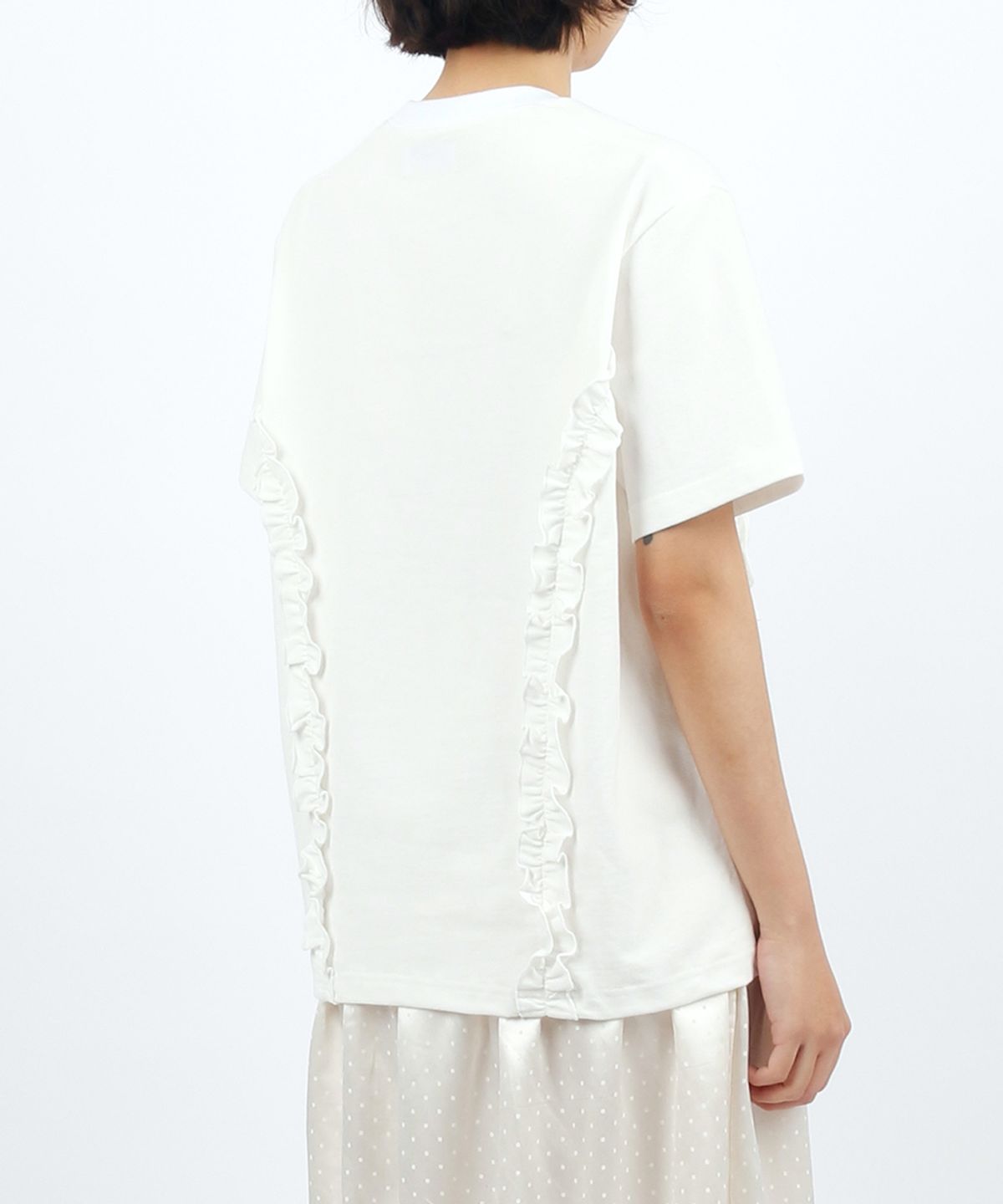써넥트(SUNNECT) Moses Frill Tee - White