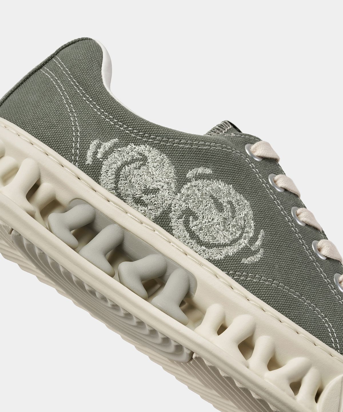 세븐에잇언더(78UNDER) M-2 GRAPHIC LOW TOP_CAMO GREEN