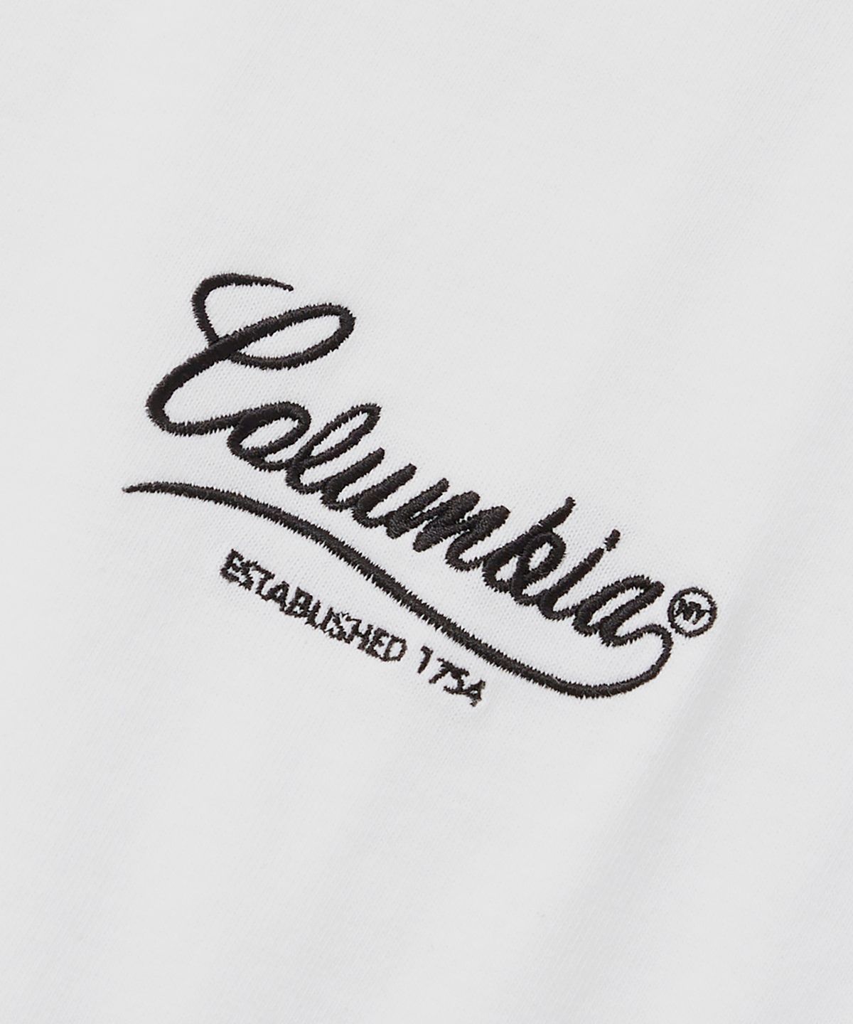 컬럼비아 유니버시티(COLUMBIA UNIVERSITY) NY STREET TAIL LOGO S/S T-SHIRTS 화이트