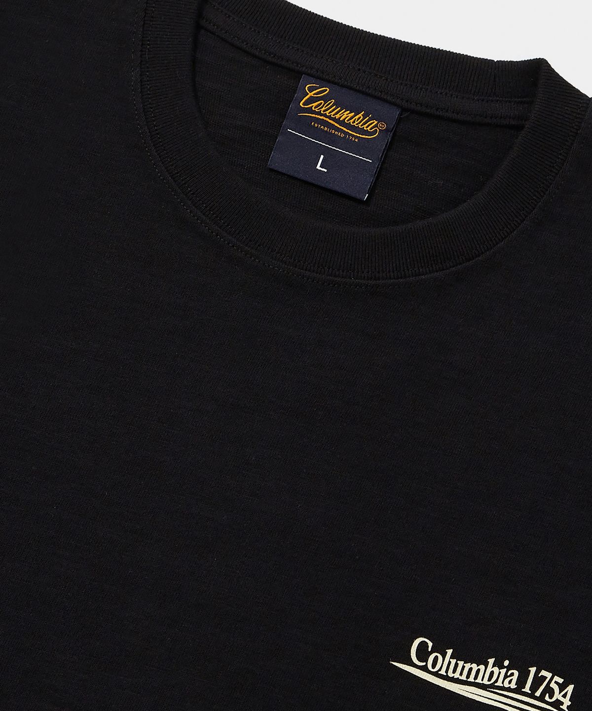 컬럼비아 유니버시티(COLUMBIA UNIVERSITY) CU BIG WAVE LOGO S/S T-SHIRTS 블랙
