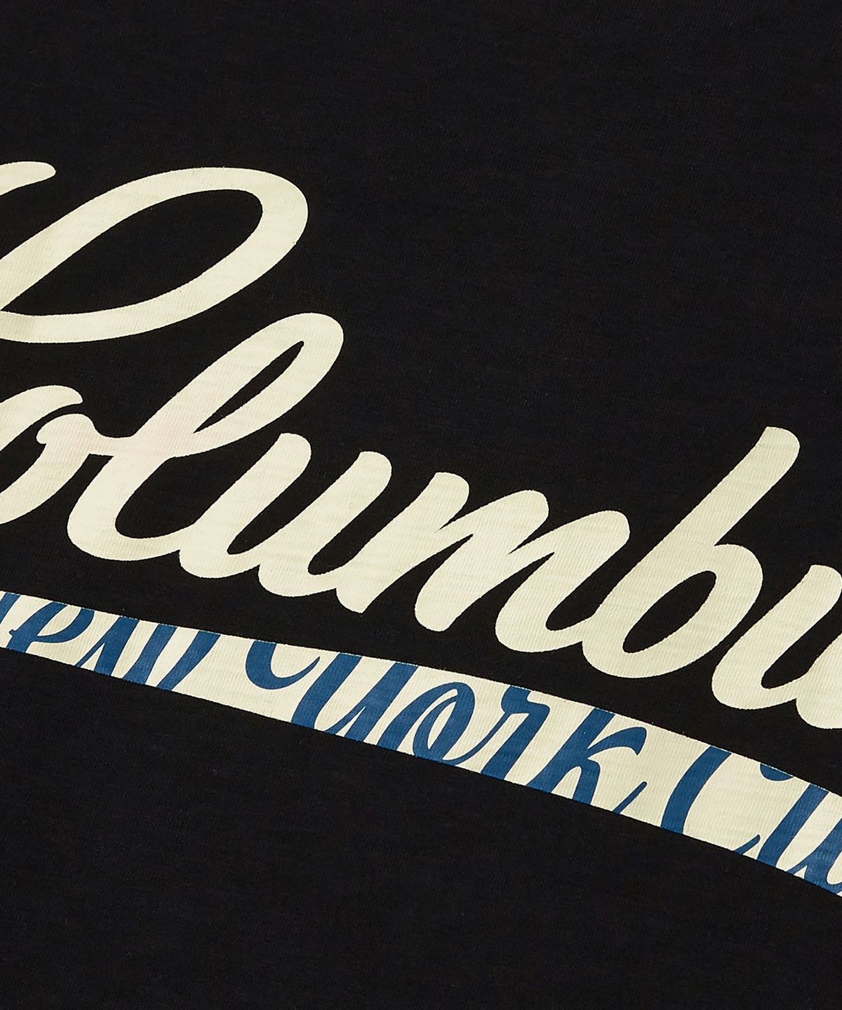 컬럼비아 유니버시티(COLUMBIA UNIVERSITY) CU BIG WAVE LOGO S/S T-SHIRTS 블랙
