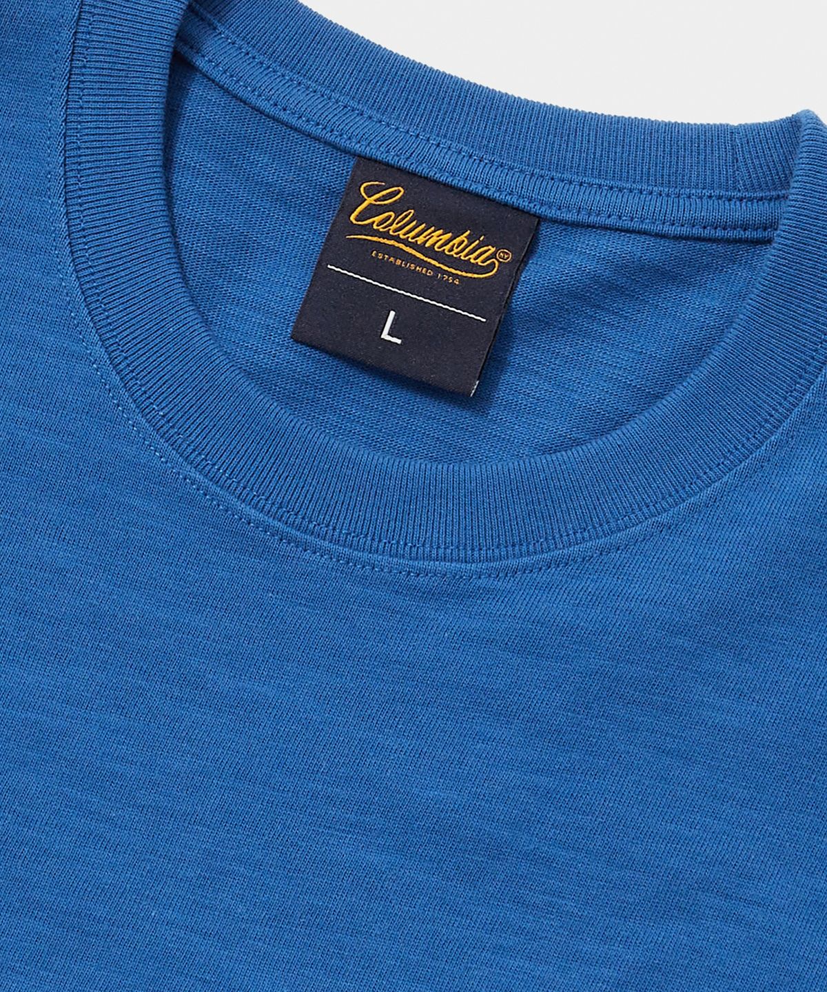 컬럼비아 유니버시티(COLUMBIA UNIVERSITY) CU BIG WAVE LOGO S/S T-SHIRTS 블루