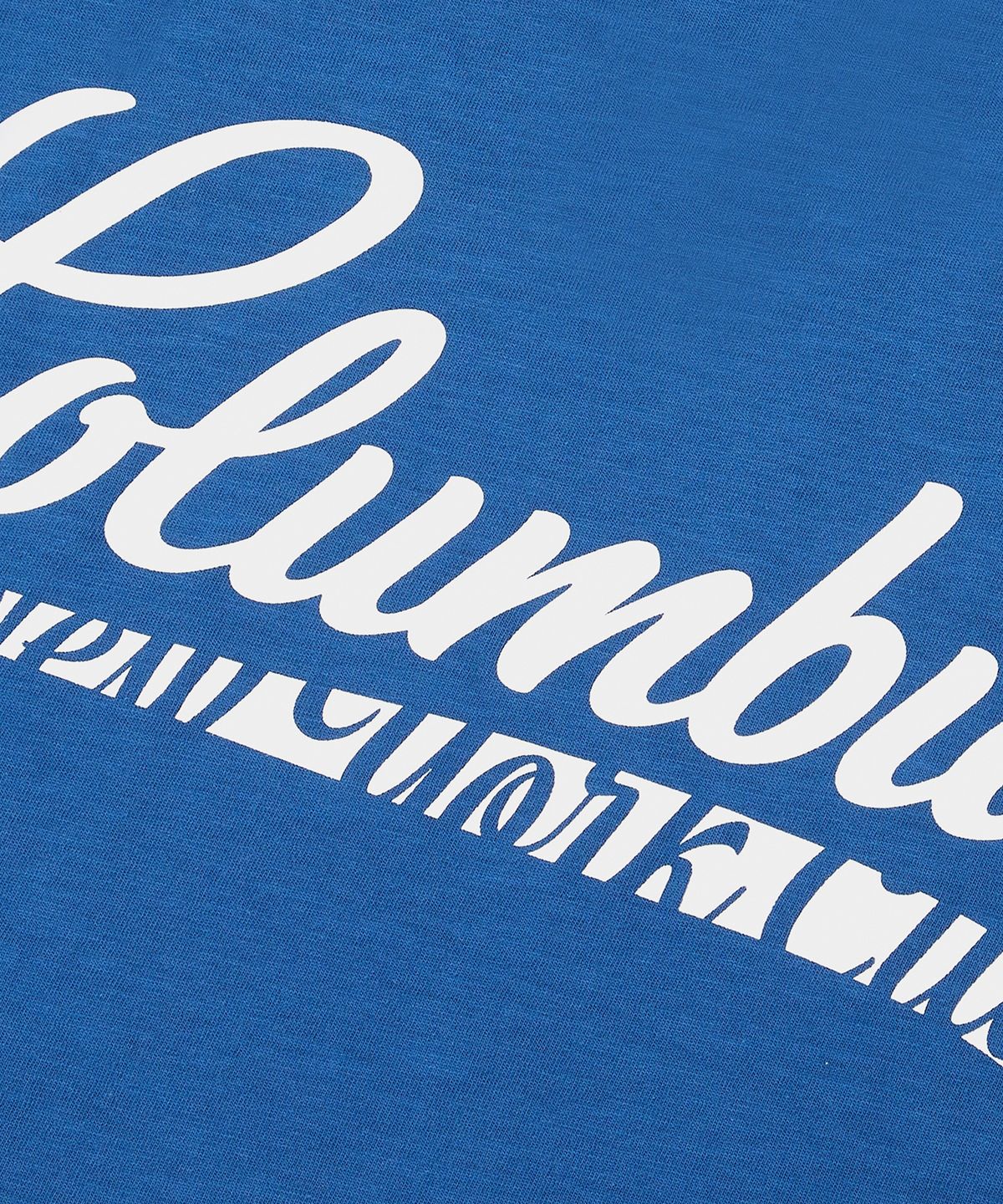 컬럼비아 유니버시티(COLUMBIA UNIVERSITY) CU BIG WAVE LOGO S/S T-SHIRTS 블루