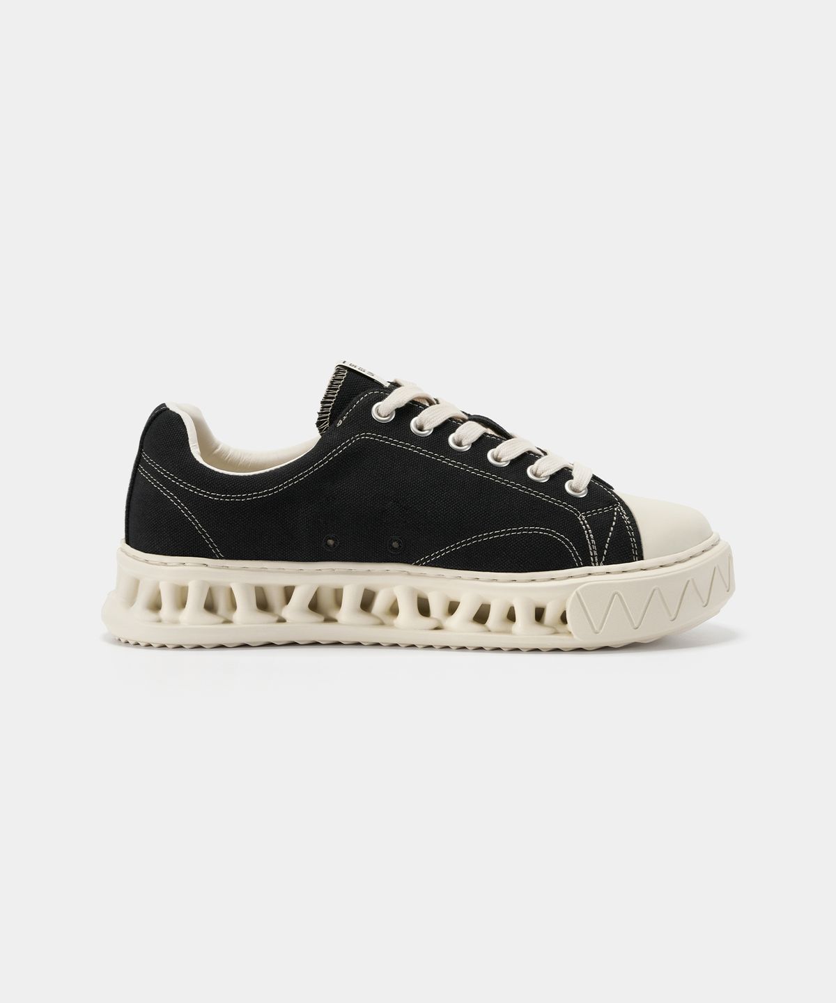 세븐에잇언더(78UNDER) C-3 VINTAGE LOW TOP_ ASH BLACK