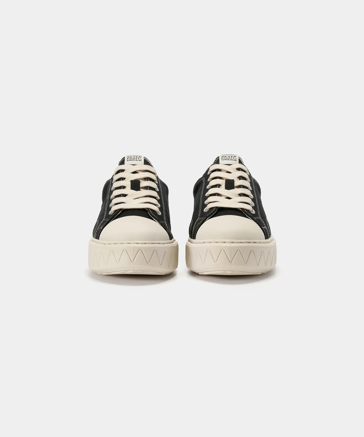 세븐에잇언더(78UNDER) C-3 VINTAGE LOW TOP_ ASH BLACK