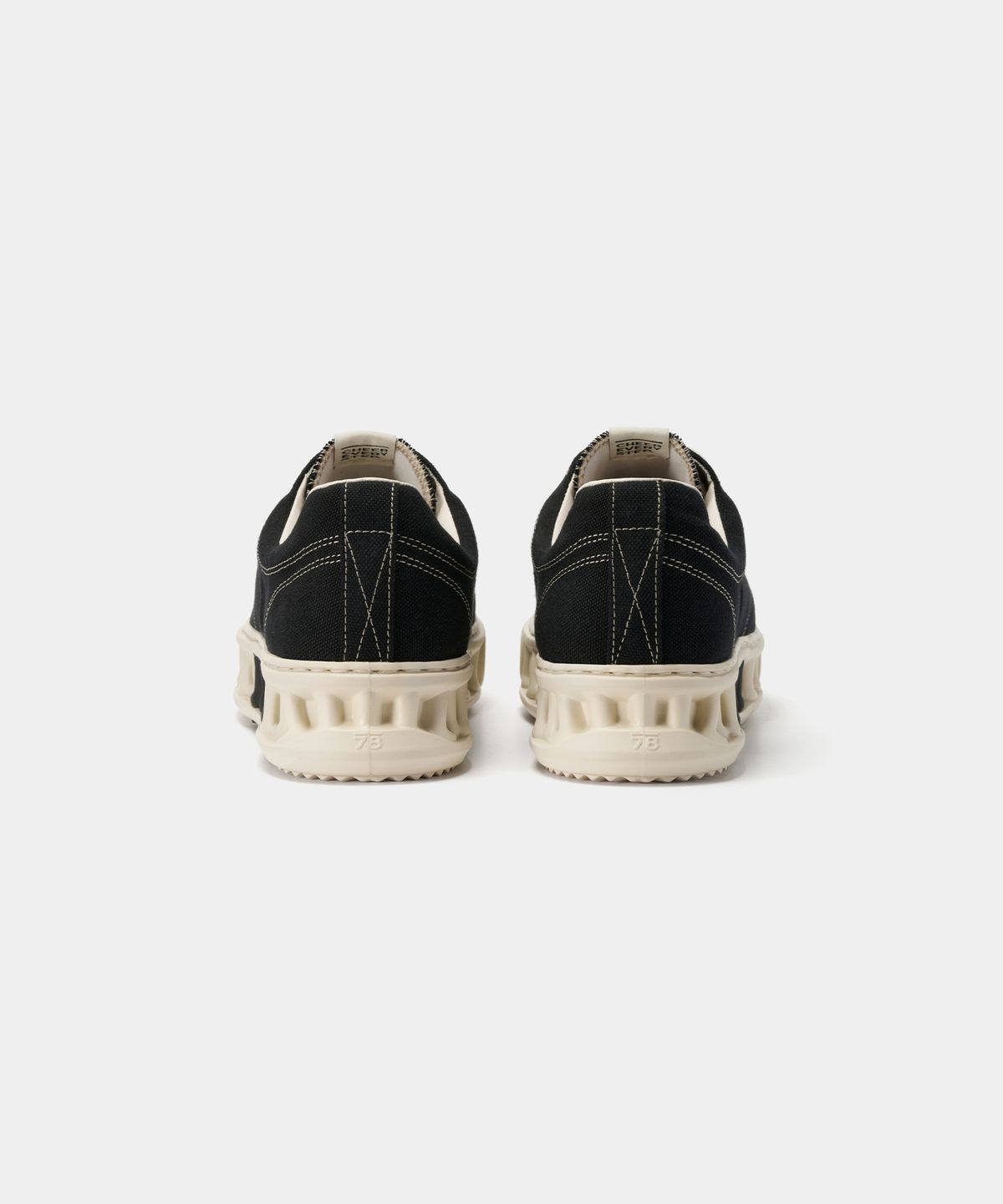 세븐에잇언더(78UNDER) C-3 VINTAGE LOW TOP_ ASH BLACK
