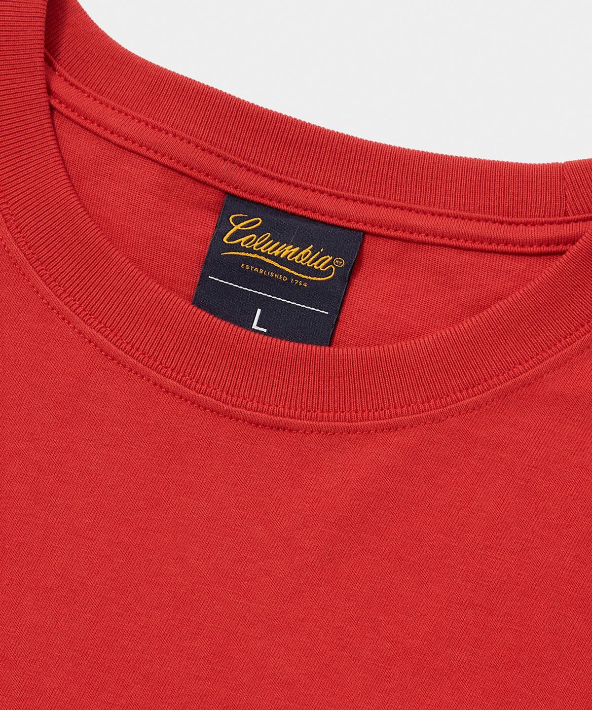 컬럼비아 유니버시티(COLUMBIA UNIVERSITY) NY STREET TAIL LOGO S/S T-SHIRTS 레드