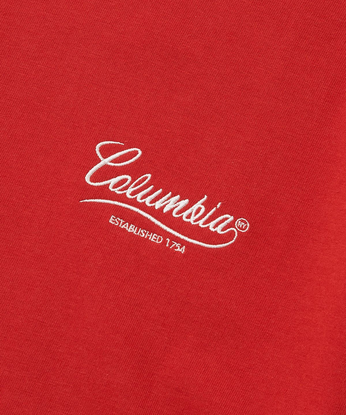 컬럼비아 유니버시티(COLUMBIA UNIVERSITY) NY STREET TAIL LOGO S/S T-SHIRTS 레드