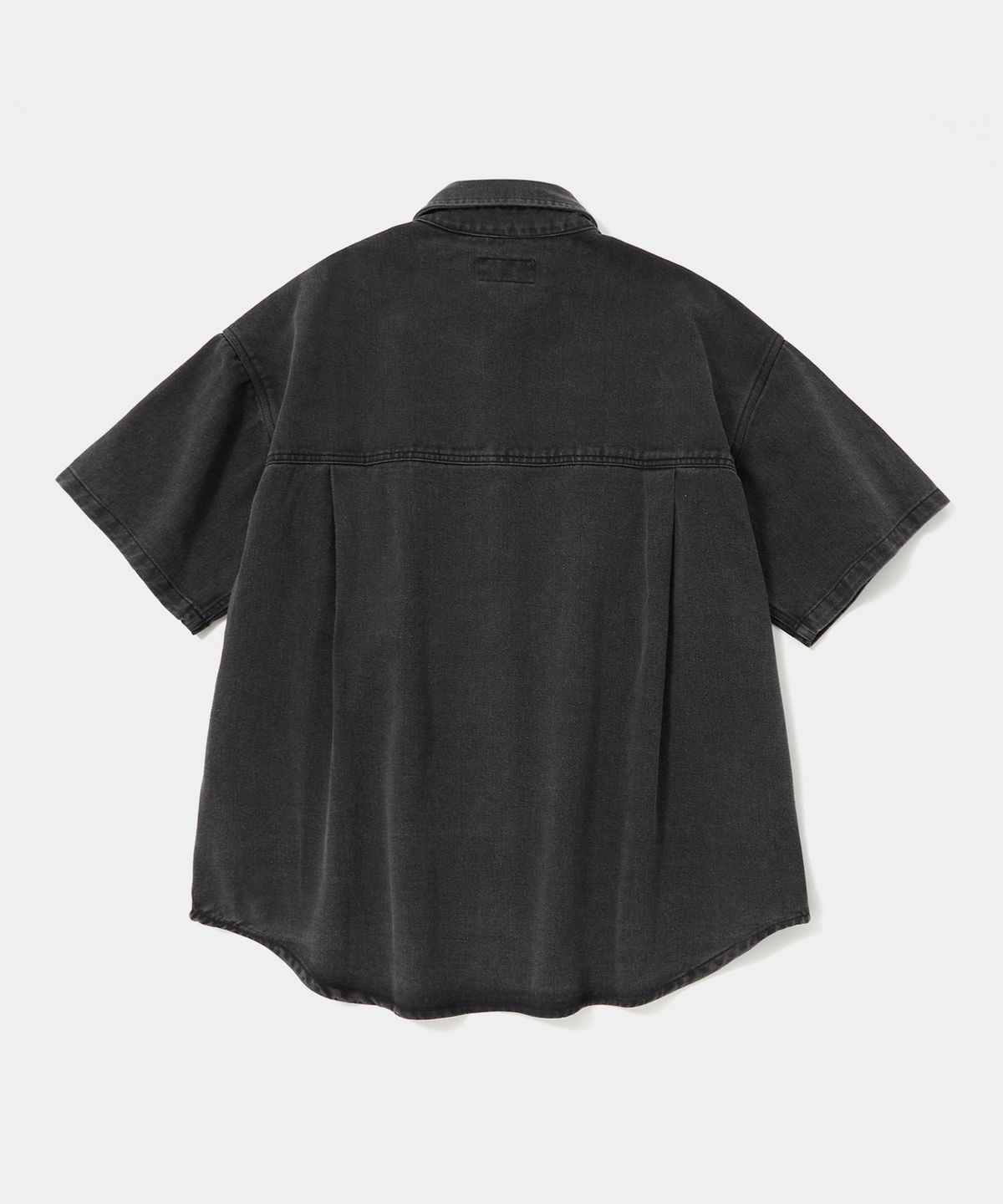 컬럼비아 유니버시티(COLUMBIA UNIVERSITY) COLUMBIA TRAJAN LABEL HIDDEN POCKET DENIM S/S SHIRTS 그레이데님