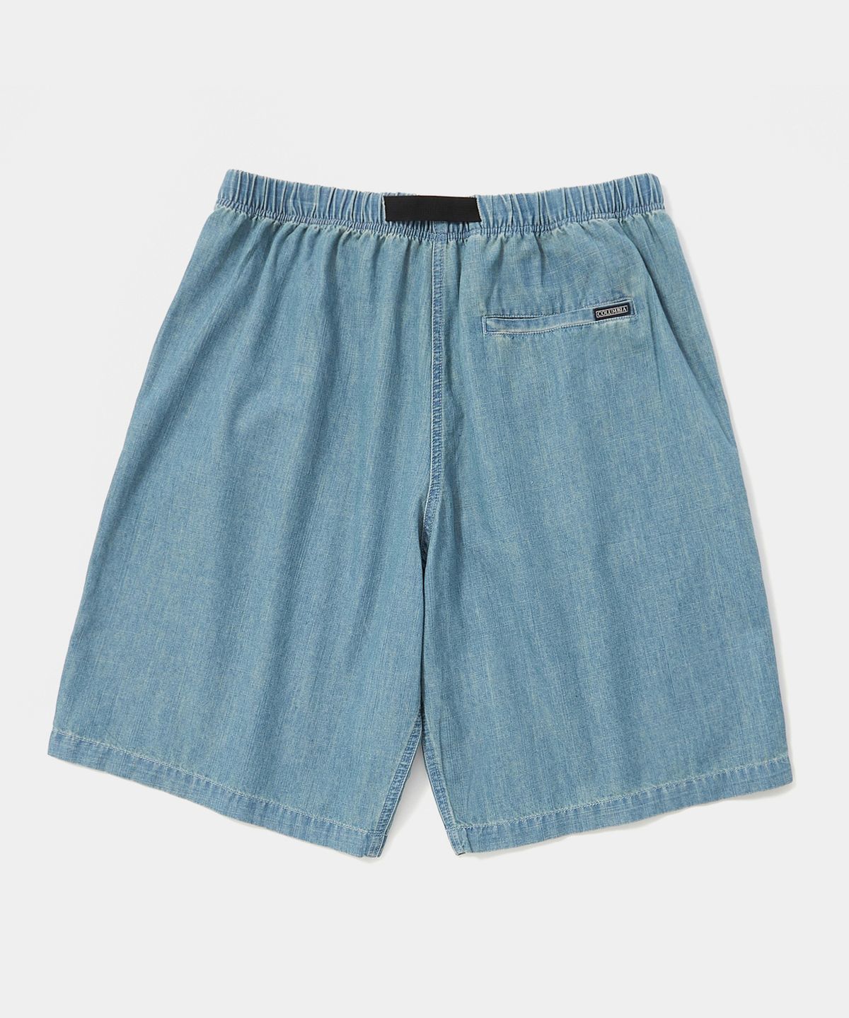 컬럼비아 유니버시티(COLUMBIA UNIVERSITY) COLUMBIA TRAJAN LABEL BELTED DENIM SHORTS PANTS 라이트데님