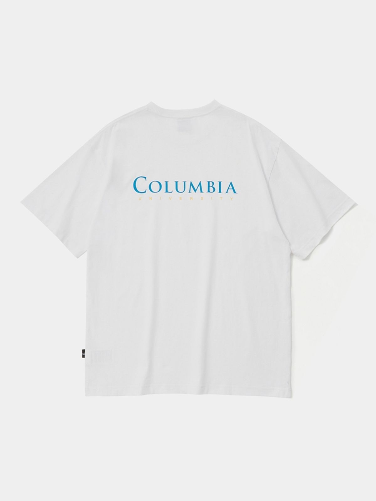 컬럼비아 유니버시티(COLUMBIA UNIVERSITY) CU SIG LOGO S/S T-SHIRTS 화이트
