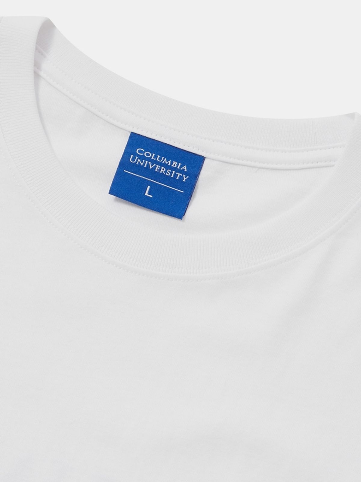 컬럼비아 유니버시티(COLUMBIA UNIVERSITY) CU SIG LOGO S/S T-SHIRTS 화이트
