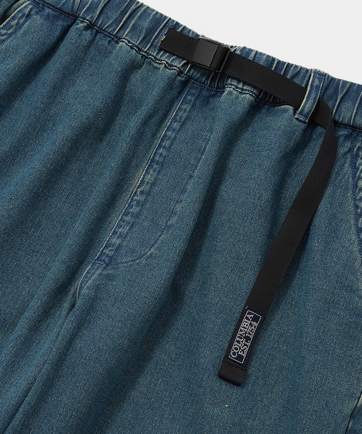 컬럼비아 유니버시티(COLUMBIA UNIVERSITY) COLUMBIA TRAJAN LABEL BELTED ALL-ROUND DENIM PANTS 미드나잇데님