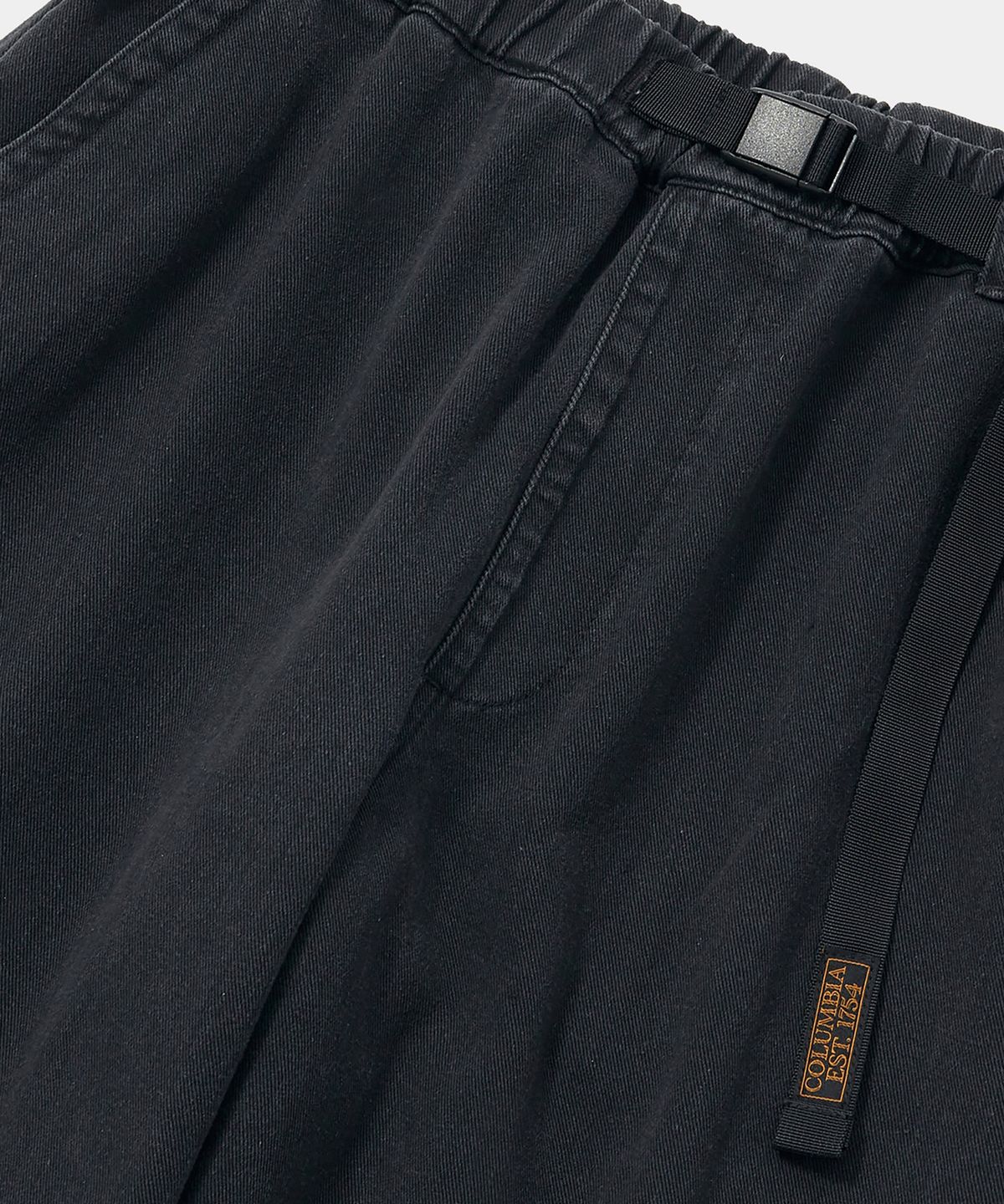 컬럼비아 유니버시티(COLUMBIA UNIVERSITY) COLUMBIA TRAJAN LABEL BELTED ALL-ROUND DENIM PANTS 블랙데님