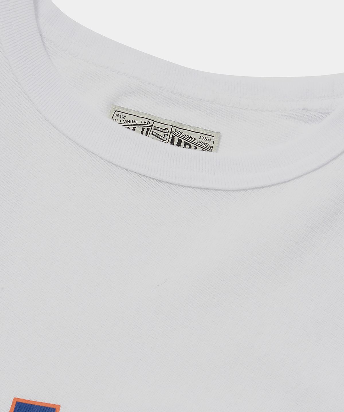 컬럼비아 유니버시티(COLUMBIA UNIVERSITY) REVERSE ARCH LOGO S/S T-SHIRTS 화이트