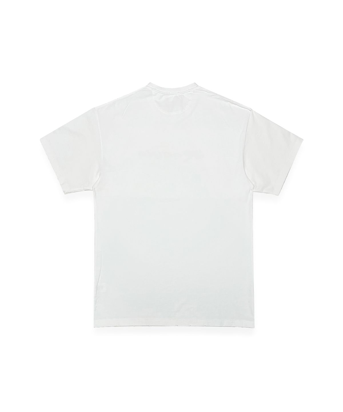 알포(R-4) R-0017 / R4CING WASHED SHORT TEE (WHITE)