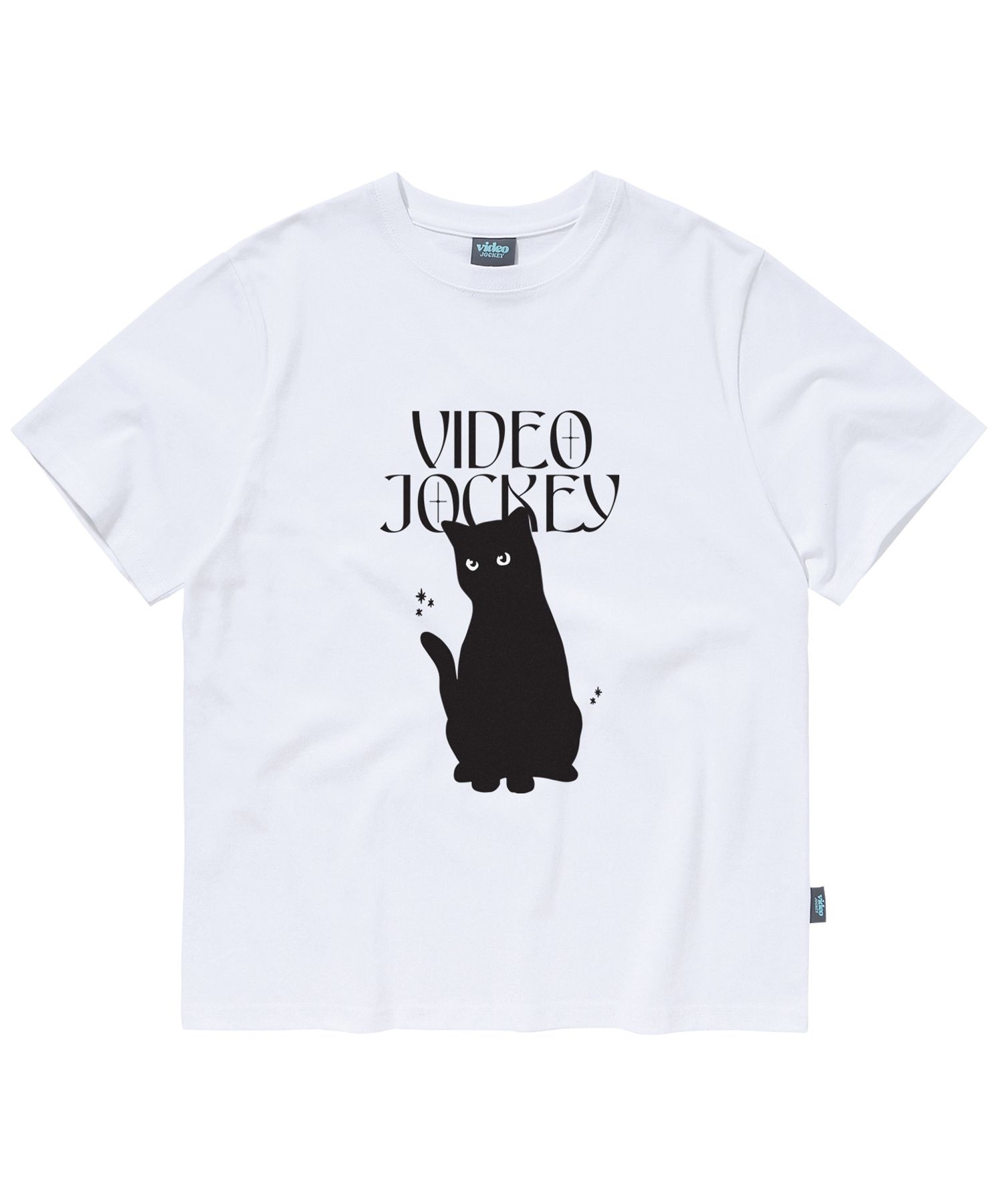 MUSINSA公式 | VIDEO JOCKEY 黒猫Tシャツ [3カラー]