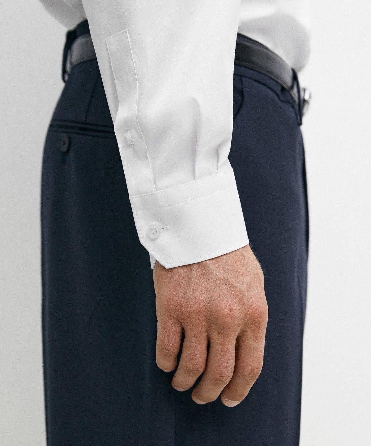 마시모두띠(MASSIMO DUTTI) 슬림핏 스트레치 셔츠
