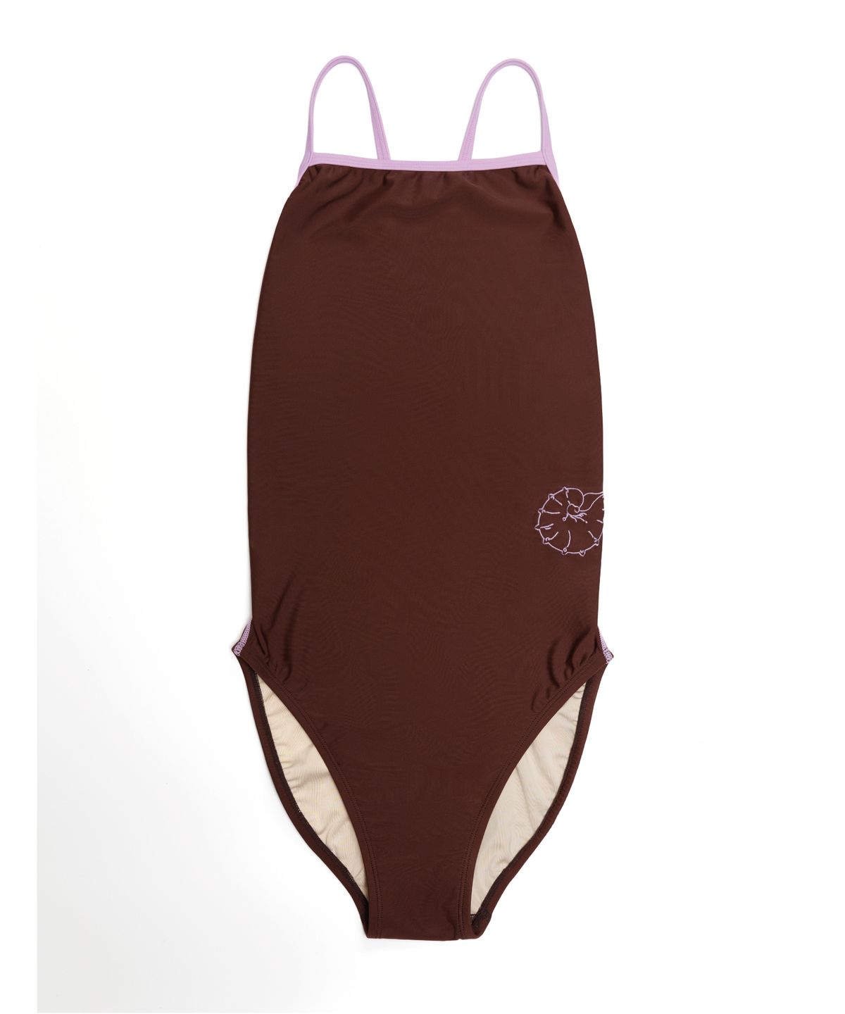 그라운드오션(GROUNDOCEAN) BROWN SEASHELL Swimsuit
