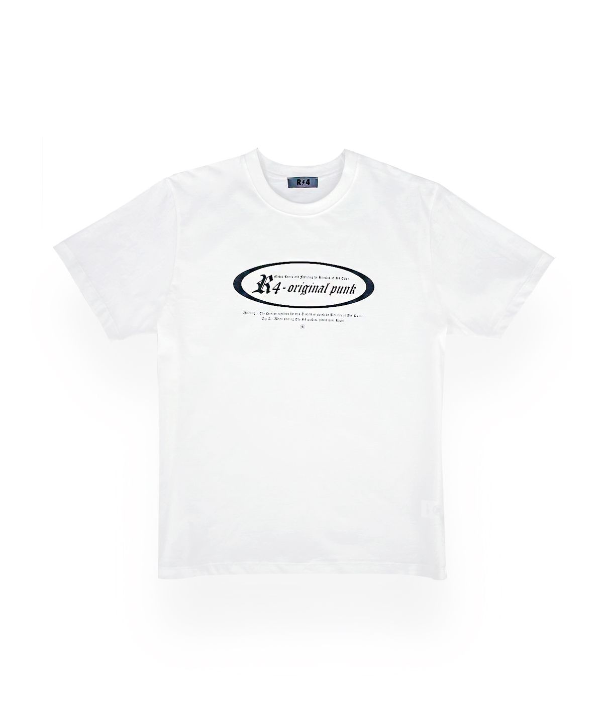 알포(R-4) R-0006 / ORIGINAL PUNK SHORT TEE(WHITE)