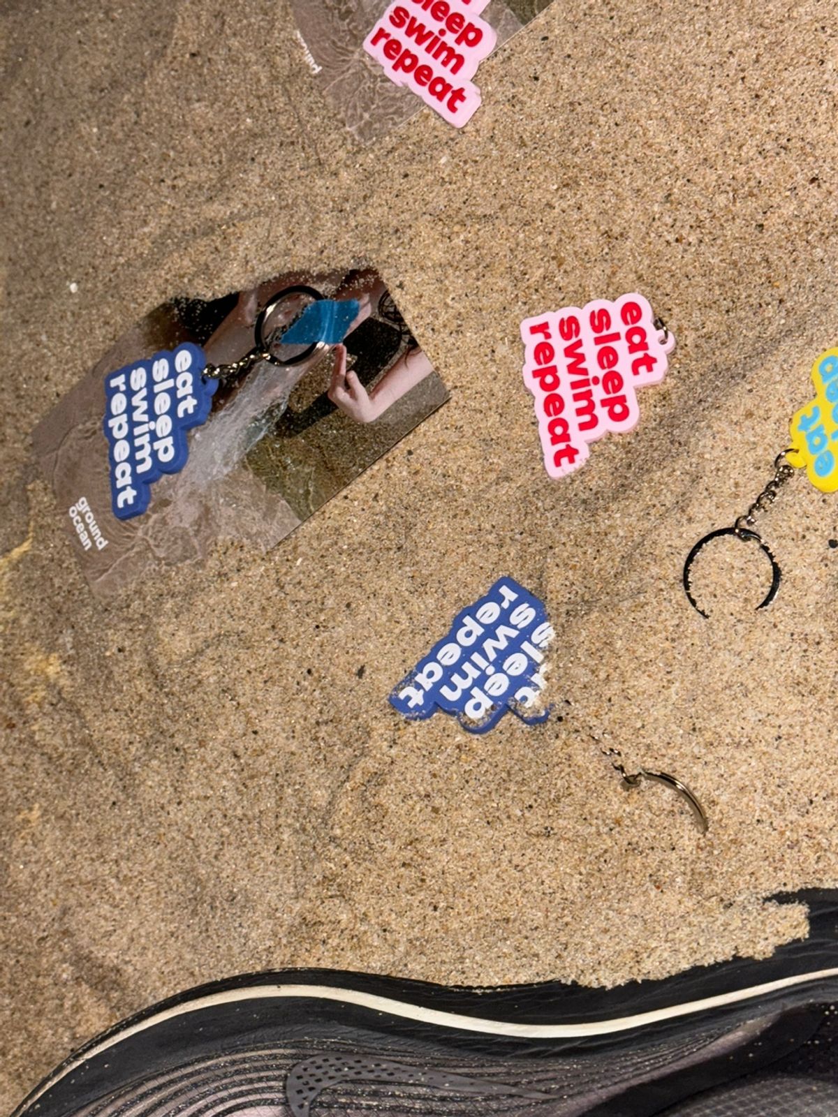 그라운드오션(GROUNDOCEAN) SWIM HUMAN Keyring(3colors)