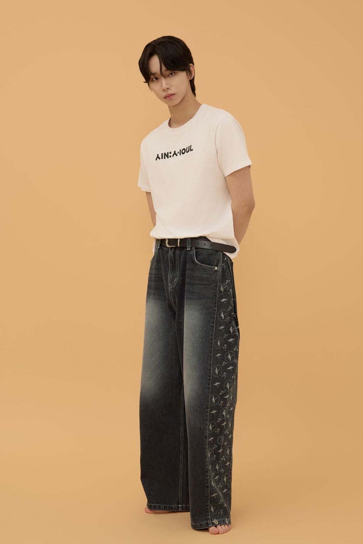 신서울(SHEENSEOUL) 운학문 데님 팬츠