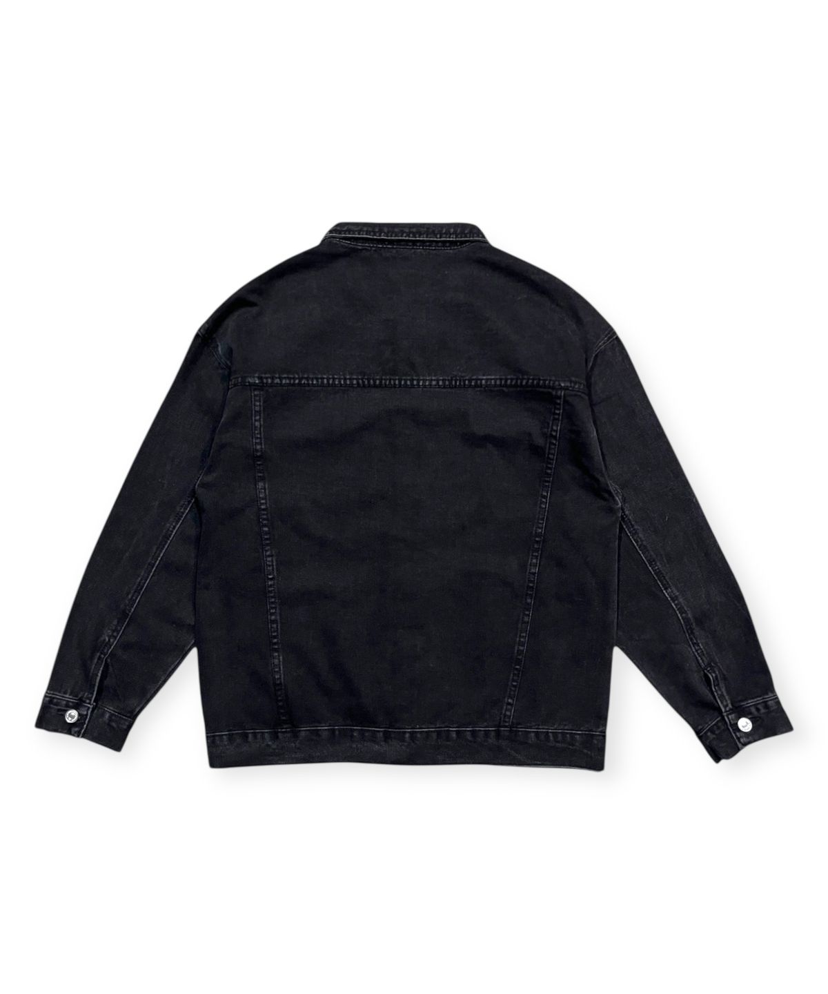 본슬리피(BORN SLIPPY) Basic Washing Denim Jacket (Black)