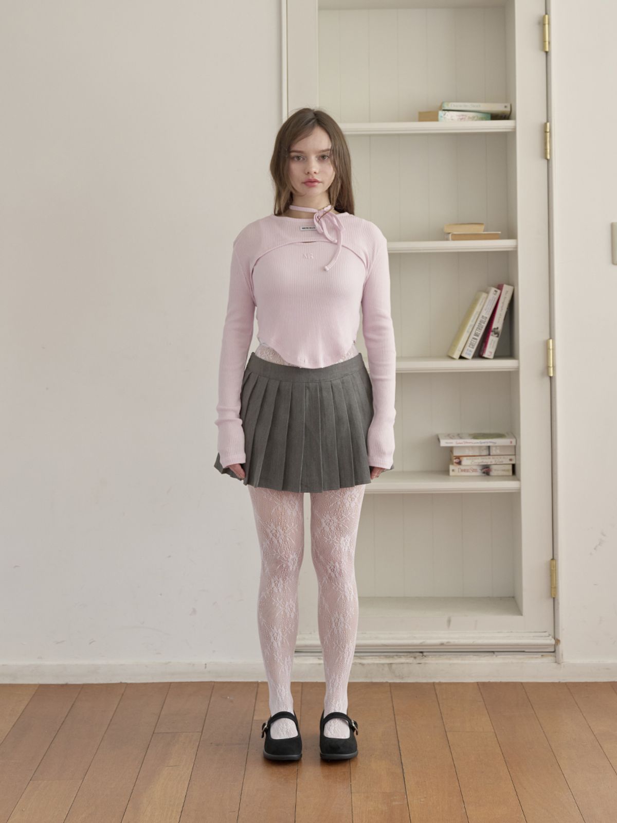 미에르꼴레스(MIERCOLES) MR SLEEVELESS TOP SET [pink]