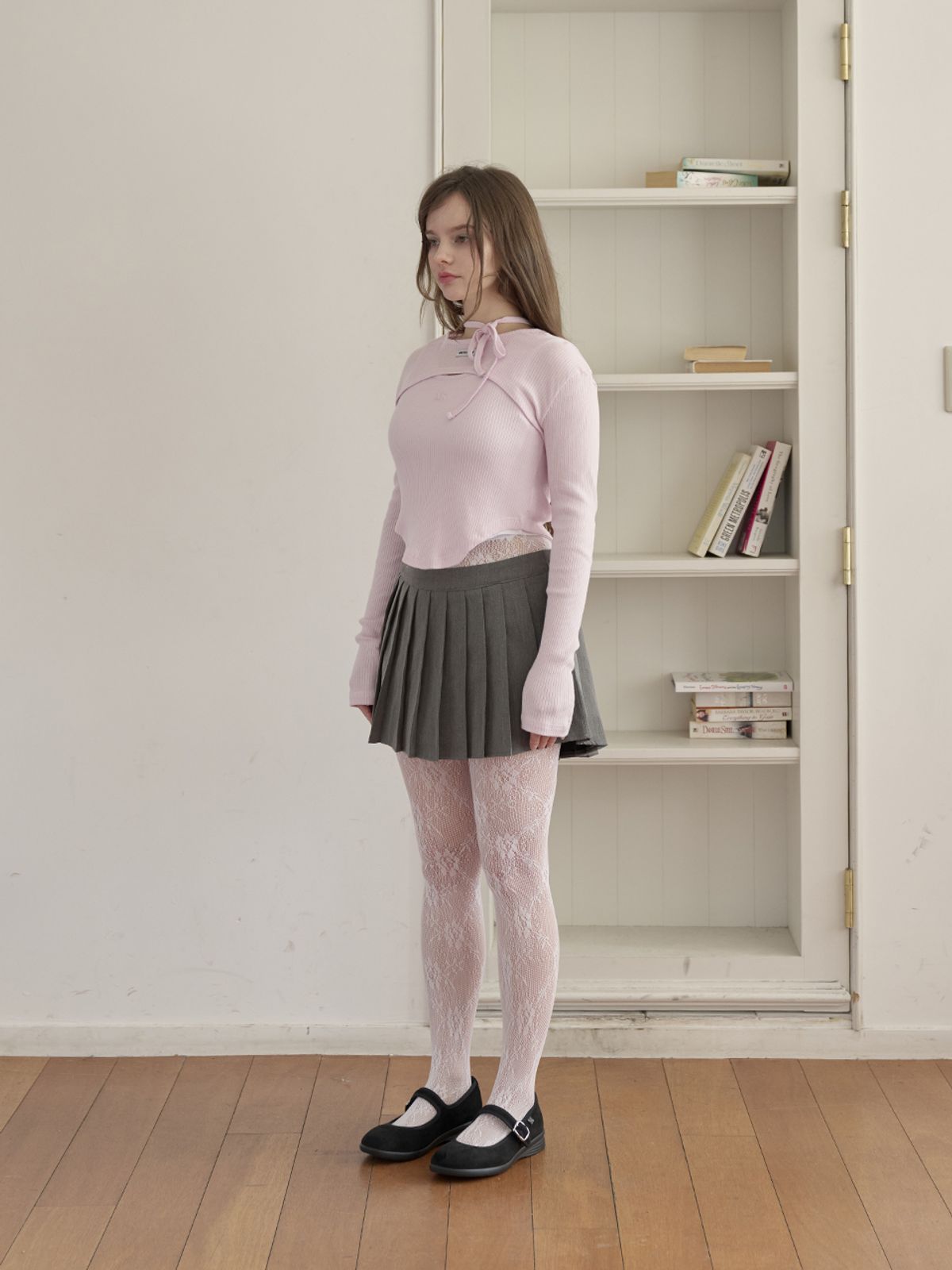 미에르꼴레스(MIERCOLES) MR SLEEVELESS TOP SET [pink]