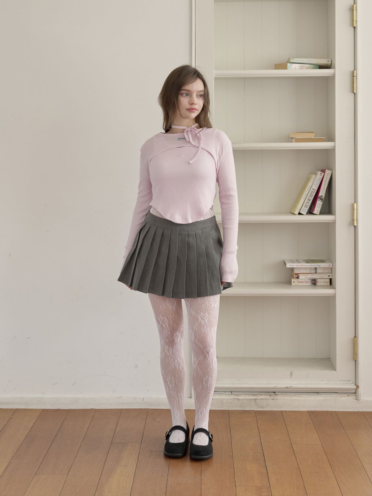 미에르꼴레스(MIERCOLES) MR SLEEVELESS TOP SET [pink]