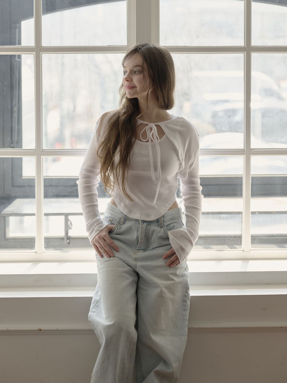 미에르꼴레스(MIERCOLES) MR SLEEVELESS TOP SET [white]
