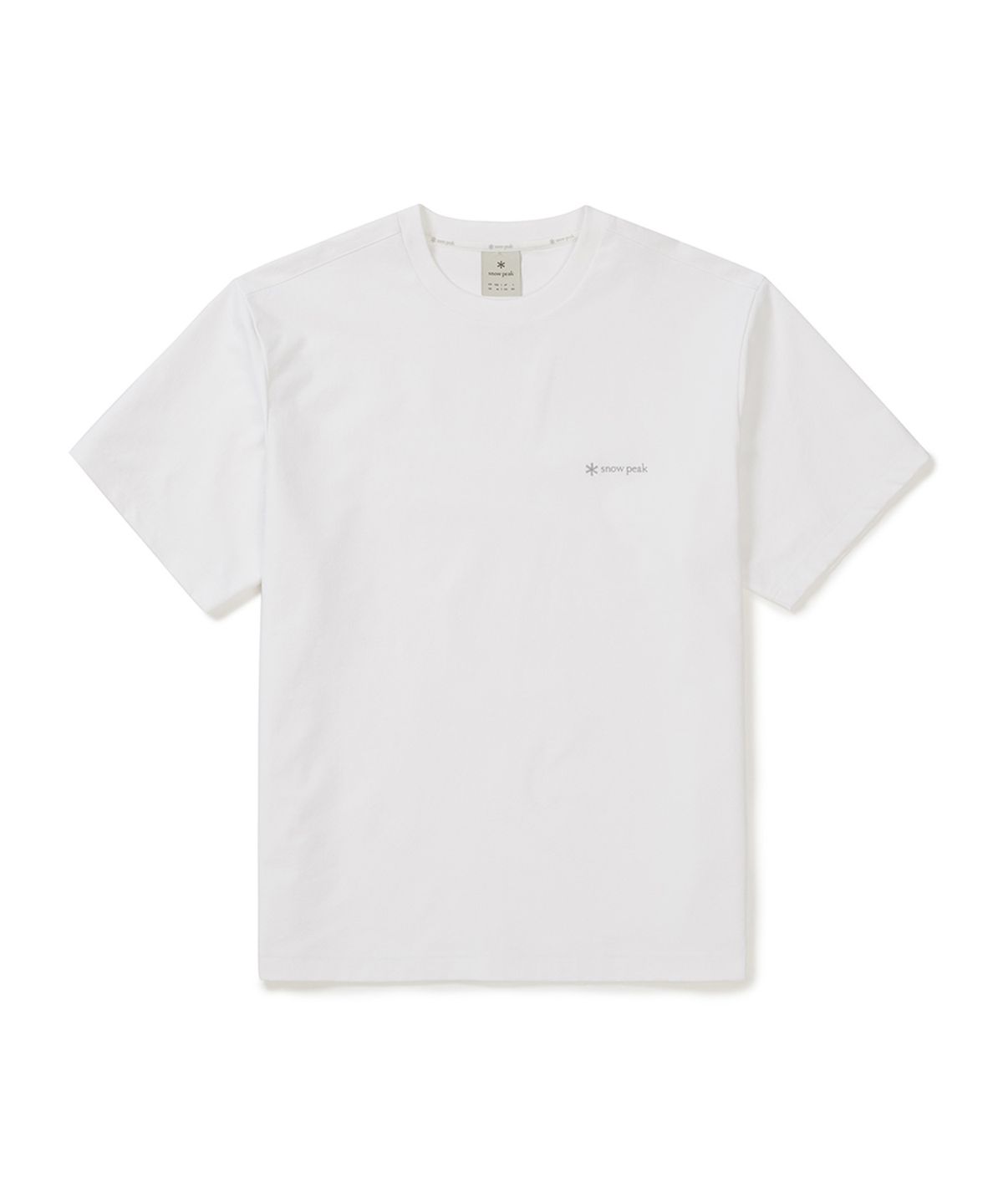 스노우피크 어패럴(SNOWPEAK APPAREL) 클래식 우븐 반팔 티셔츠 (S25MUTTS16) White