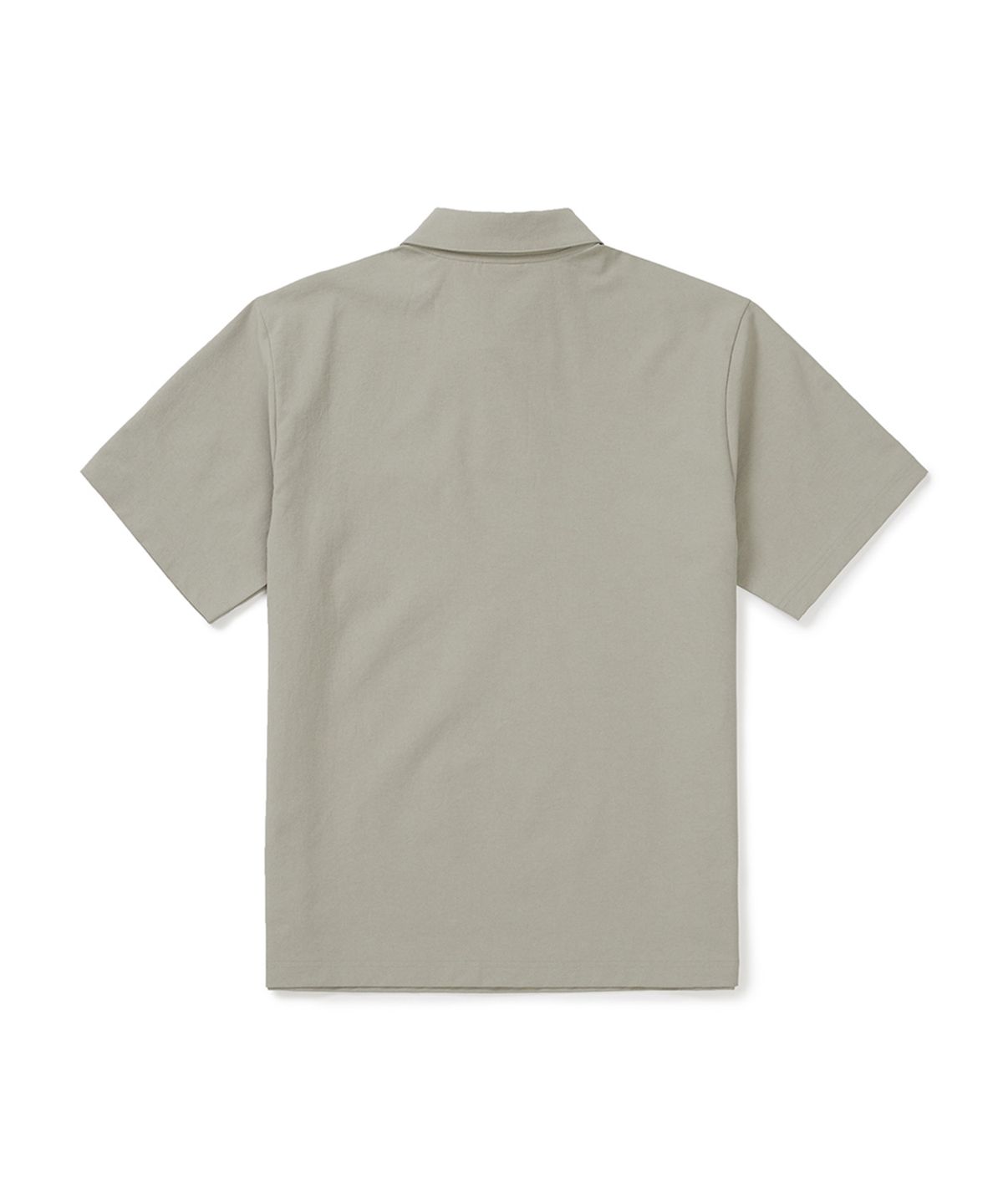스노우피크 어패럴(SNOWPEAK APPAREL) 클래식 우븐 반팔 폴로 티셔츠 (S25MMTPS16) Fog Gray