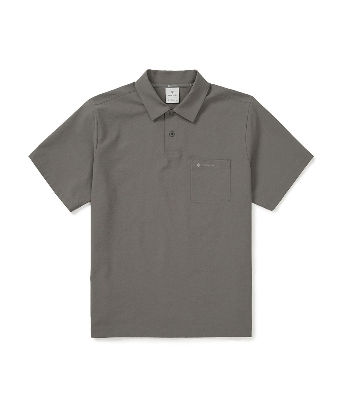 스노우피크 어패럴(SNOWPEAK APPAREL) 클래식 우븐 반팔 폴로 티셔츠 (S25MMTPS16) Dark Khaki