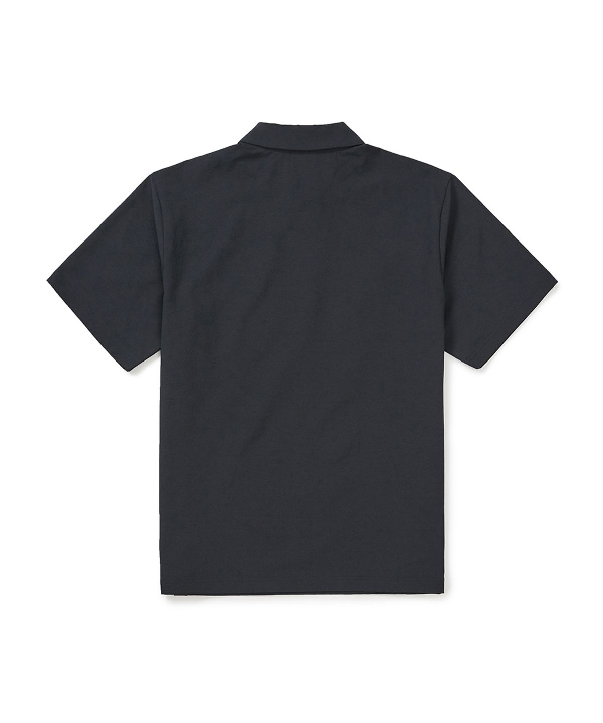 스노우피크 어패럴(SNOWPEAK APPAREL) 클래식 우븐 반팔 폴로 티셔츠 (S25MMTPS16) Black