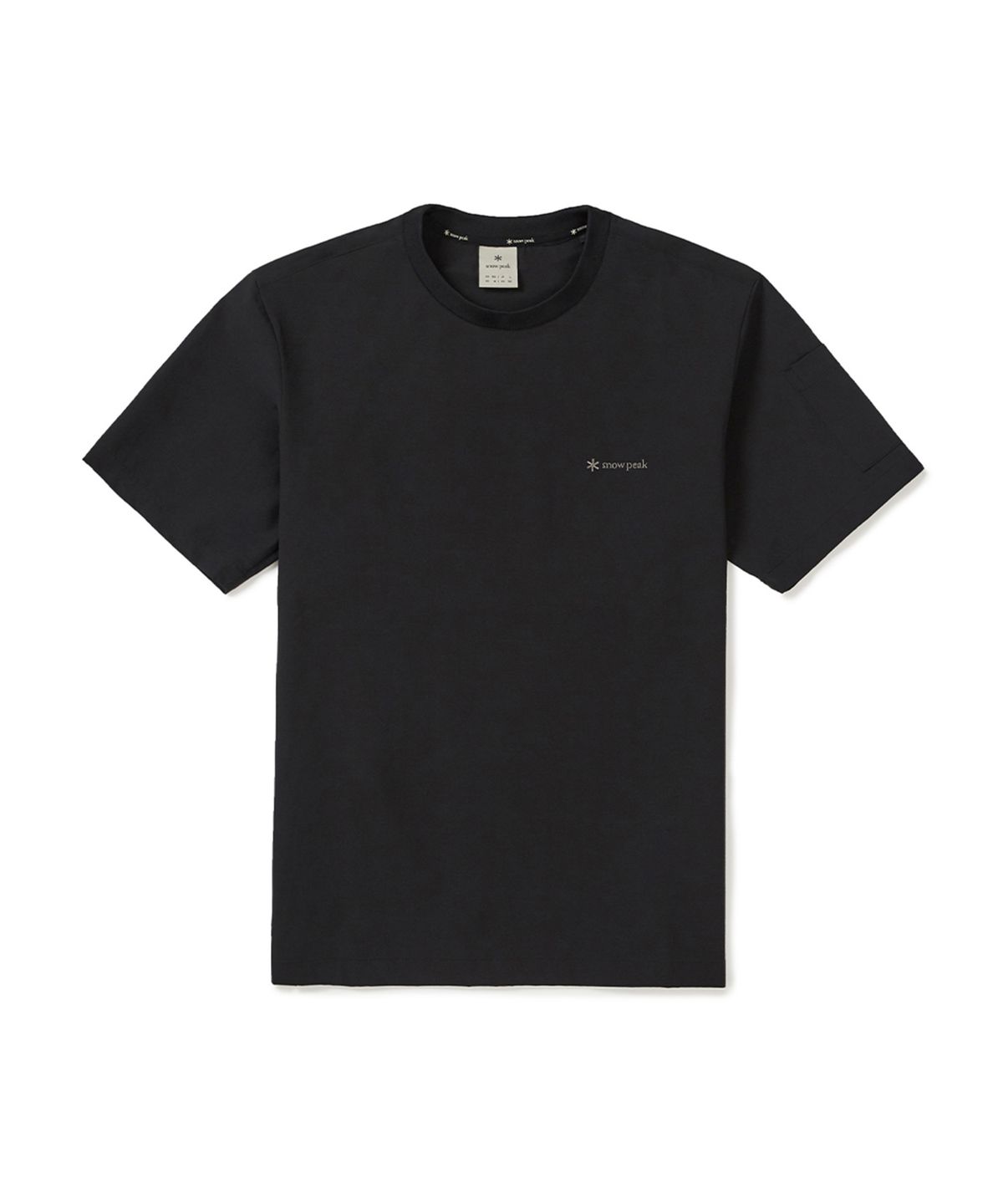 스노우피크 어패럴(SNOWPEAK APPAREL) 코듀라 반팔 티셔츠 (S25MMPTS02) Black