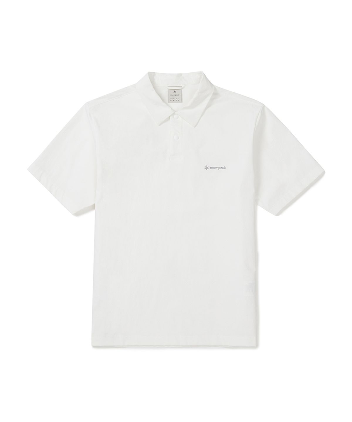 스노우피크 어패럴(SNOWPEAK APPAREL) 코듀라 반팔 폴로 티셔츠 (S25MMPPS02) White
