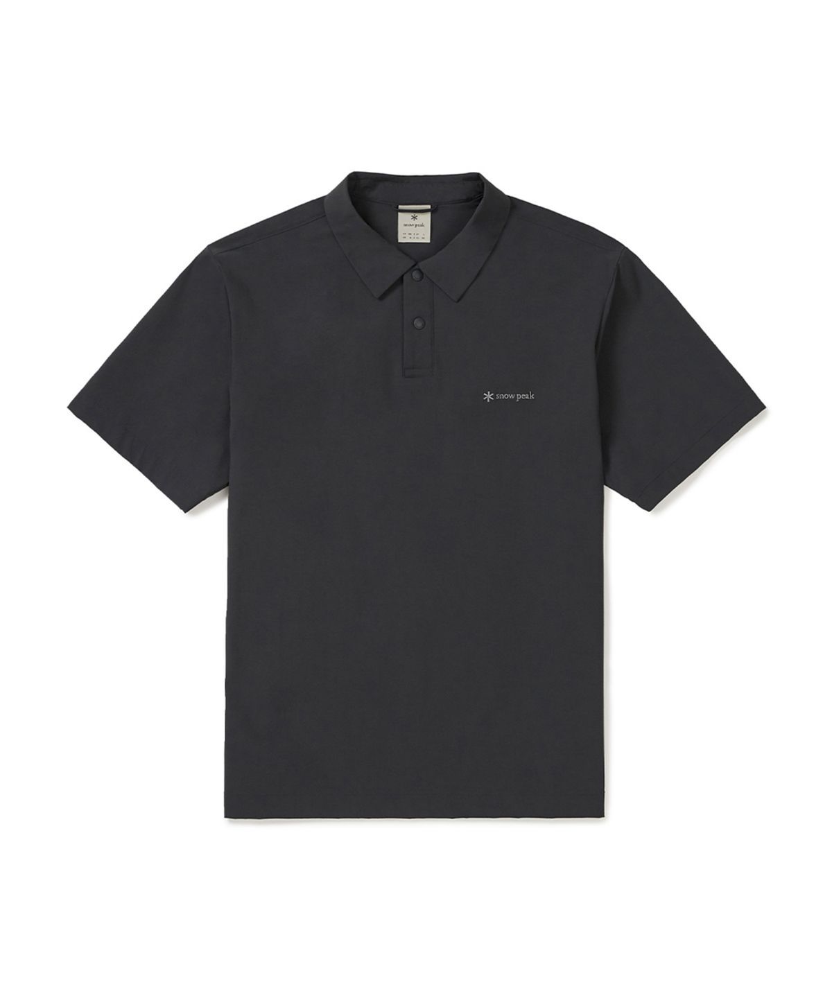 스노우피크 어패럴(SNOWPEAK APPAREL) 코듀라 반팔 폴로 티셔츠 (S25MMPPS02) Charcoal