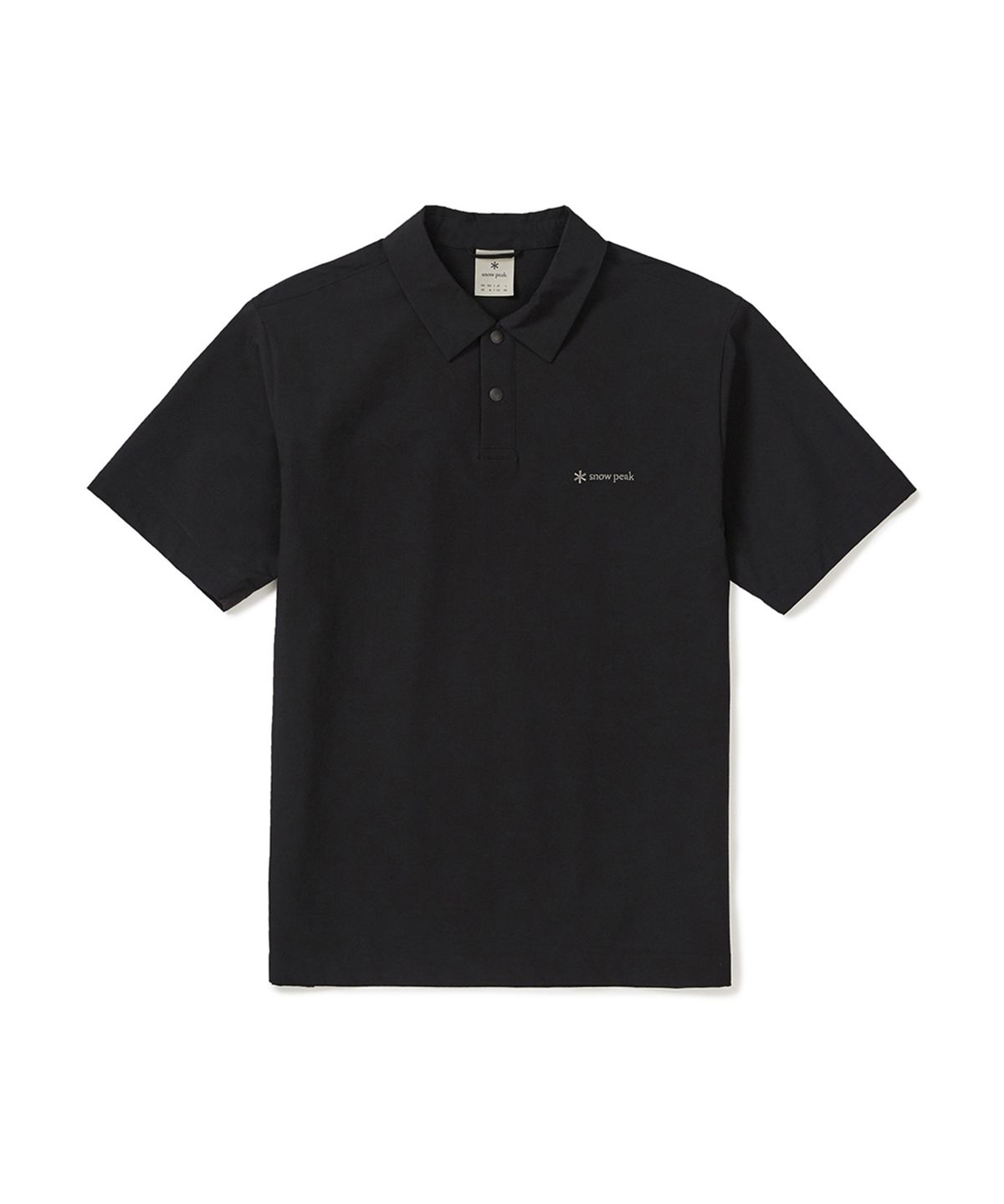 스노우피크 어패럴(SNOWPEAK APPAREL) 코듀라 반팔 폴로 티셔츠 (S25MMPPS02) Black
