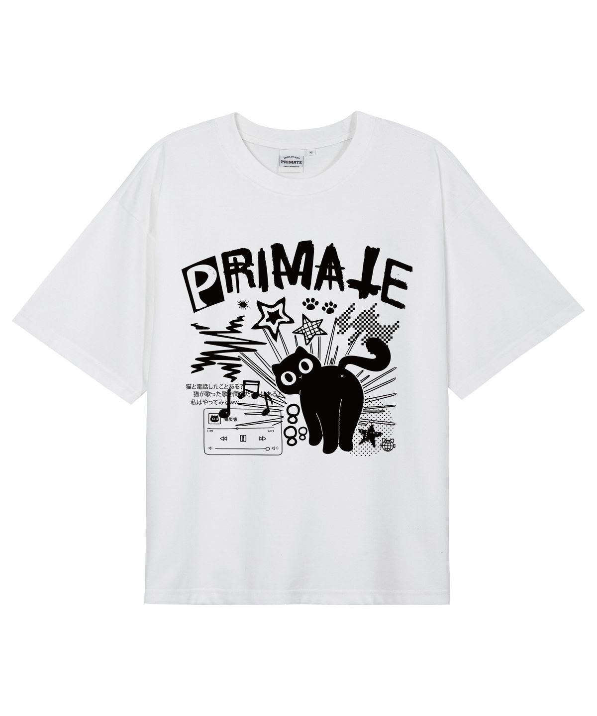 프라임에이트(PRIMATE) NEKO SONG 오버핏 반팔티셔츠 11 COLORS