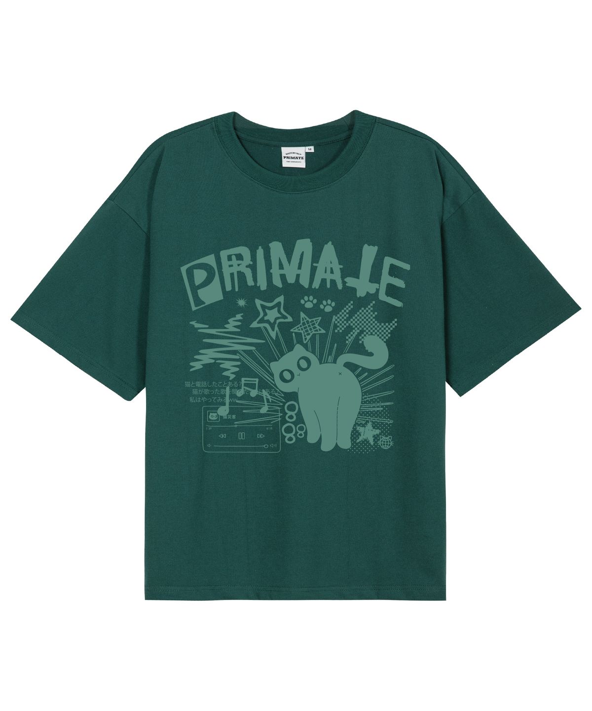 프라임에이트(PRIMATE) NEKO SONG 오버핏 반팔티셔츠 11 COLORS