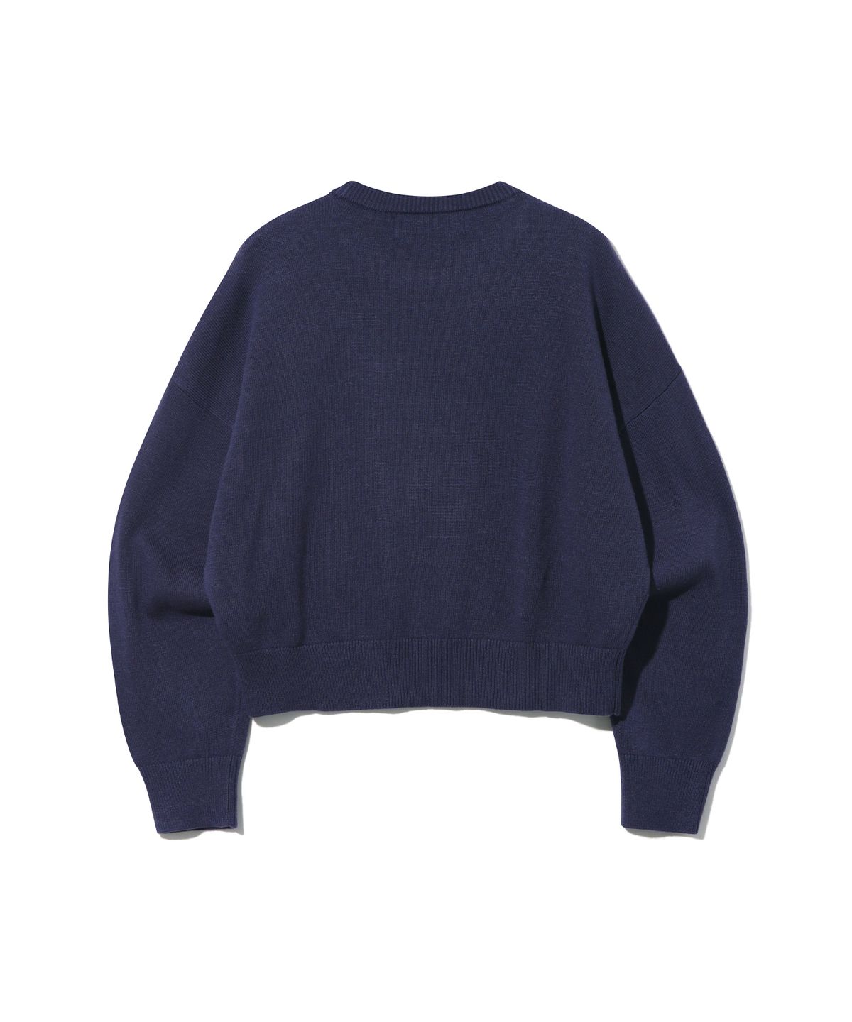 유씨엘에이(UCLA) 여성 일러스트 쟈가드 라운드넥 스웨터[NAVY](UB2LK83)