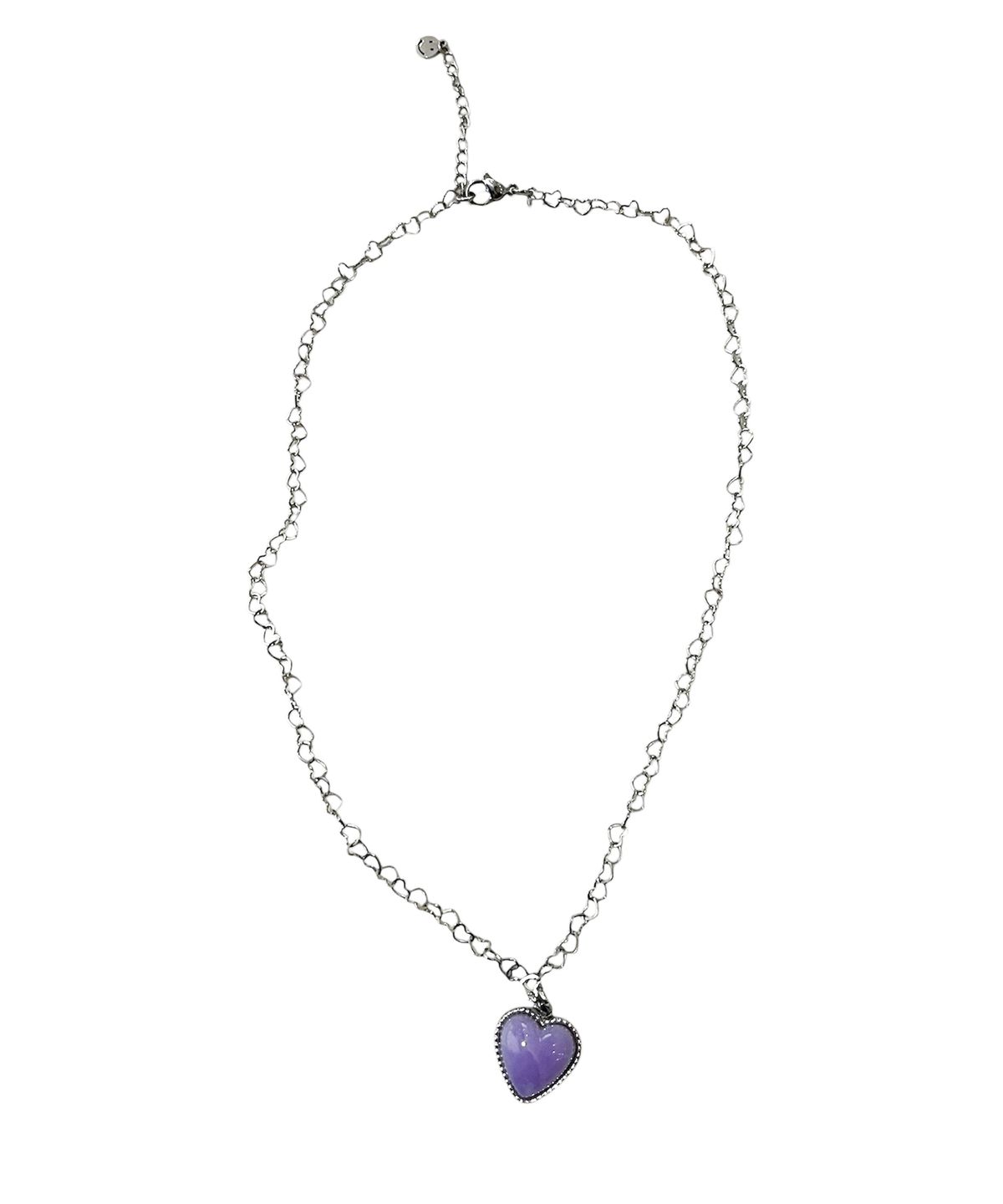 스케이터락(SK8ER ROCK) Blossom Love Heart Chain Surgical Steel Necklace
