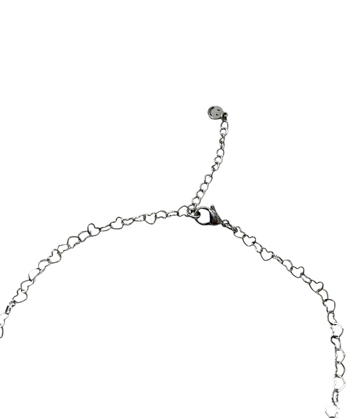 스케이터락(SK8ER ROCK) Blossom Love Heart Chain Surgical Steel Necklace