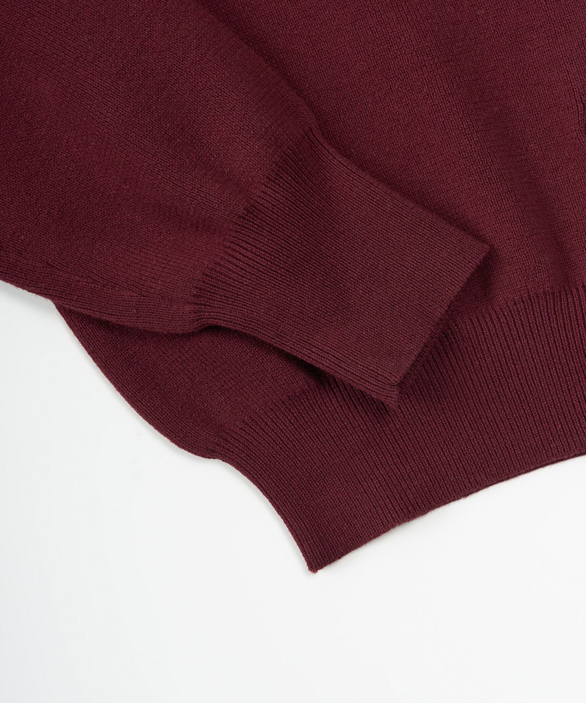토피 우먼(TOFFEE WOMEN) W 이븐 라운드 코튼 가디건  (DARK RED)