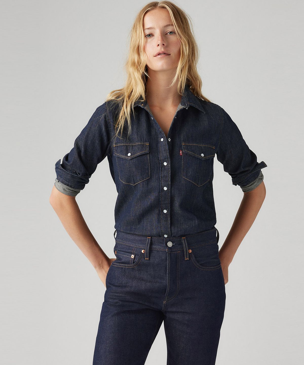 리바이스(LEVI'S) 아이코닉 웨스턴 셔츠 16786-0101