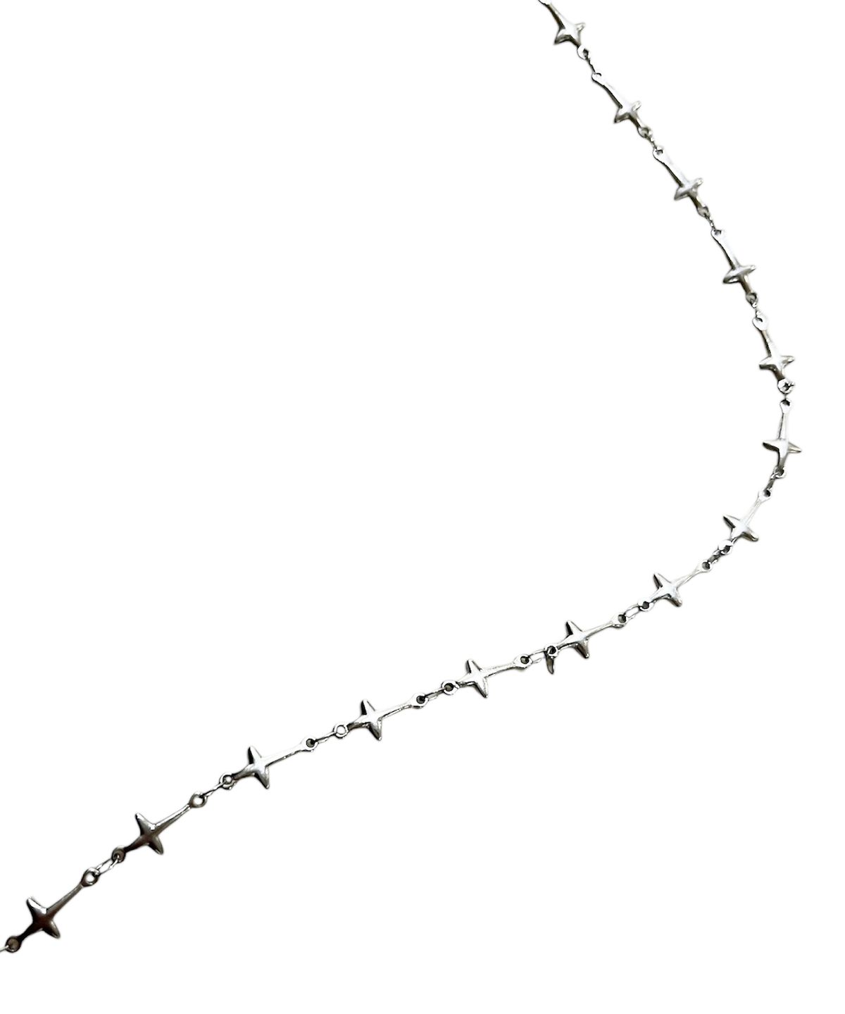 스케이터락(SK8ER ROCK) Cross Chain Rosary Surgical Steel Necklace