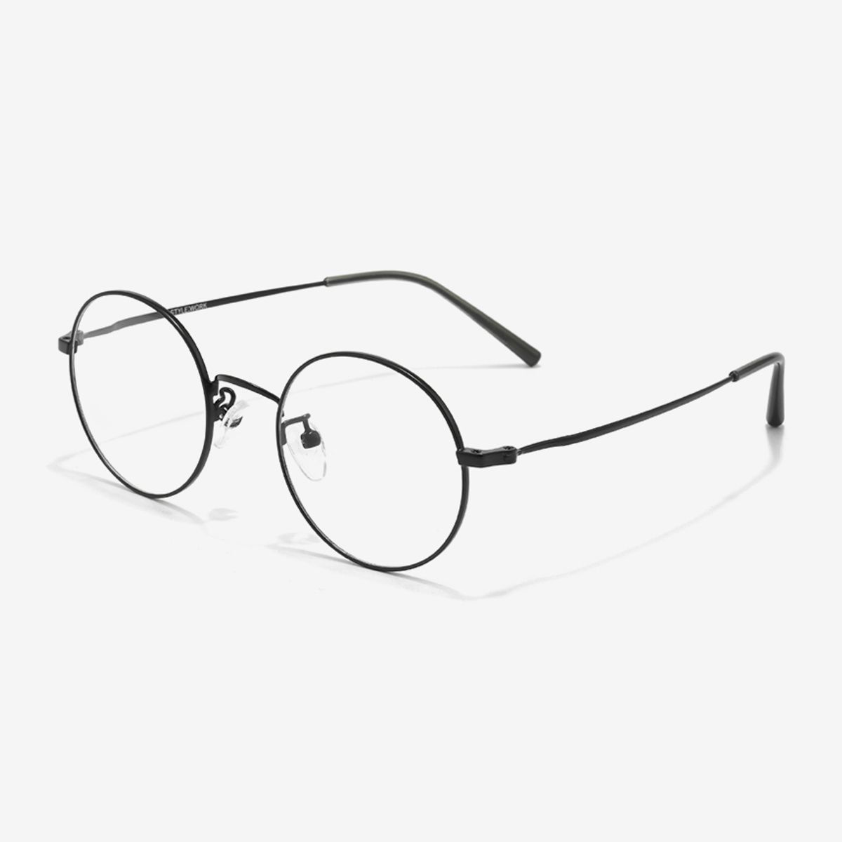 스타일워크(STYLEWORK) 매트 브라운 메탈 STYLE9 M MBK 46mm 스타일워크 안경테