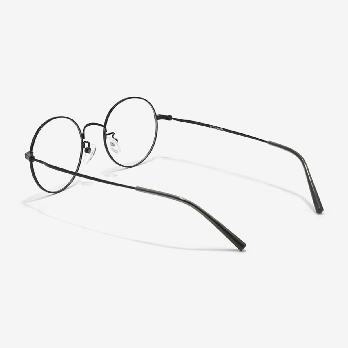 스타일워크(STYLEWORK) 매트 브라운 메탈 STYLE9 M MBK 46mm 스타일워크 안경테