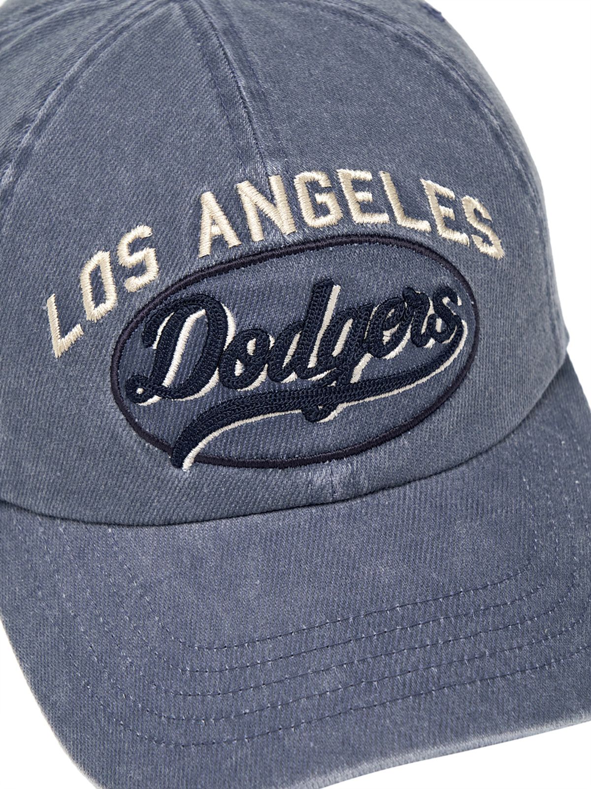 엠엘비(MLB) 바시티 빈티지 컬시브 스티치 언스트럭쳐 볼캡 LA (Indigo)